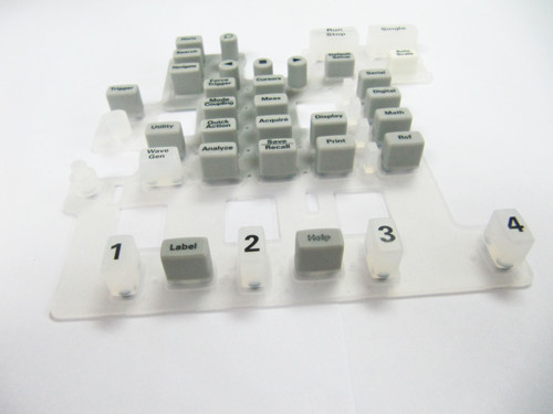 工程机械设备硅胶按键 工业控制设备按键博皓电子定制