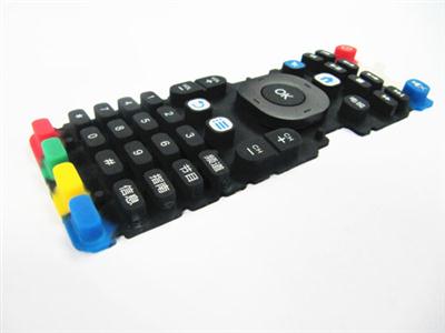 彩色硅胶遥控器按键 可印制数字、字符、图标